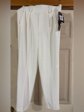 BBJ Ivory High-Rise Trousers- M